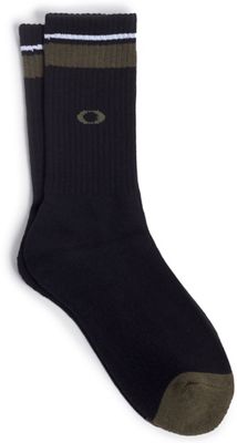 Oakley Essential Socks (3 Pack) - Blackout - M}, Blackout