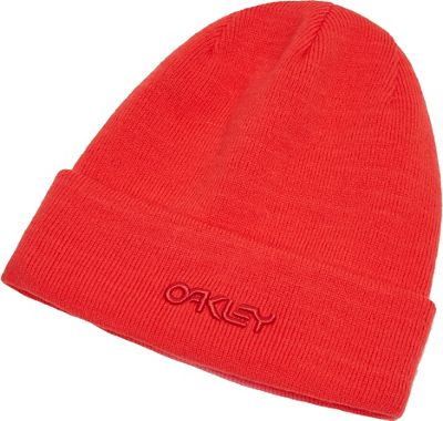Oakley B1B Logo Beanie  - Poppy Red - One Size, Poppy Red
