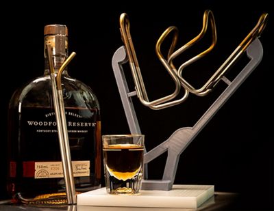 Silca Sicuro Titanium Bottle Cage & Straw Set - Matte Bourbon - Inc. 2x Cages and Straws, Matte Bourbon
