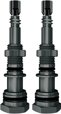 SKS Airspy Replacement Valve - Black - Schrader (Pair), Black