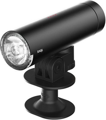 Knog PWR Rider Bike Light & Helmet Mount Set - Black, Black