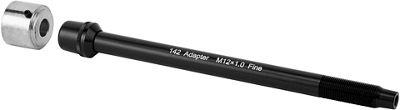 LifeLine TT-02 Thru Axle Adaptor - Black - 142 x 12 x 1.75, Black