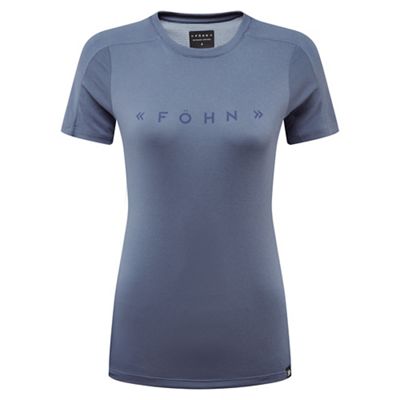 Föhn Women's Sun Protection Short Sleeve Tee - Vintage Indigo - UK 8}, Vintage Indigo