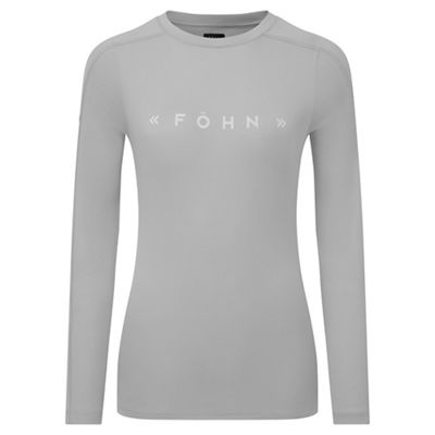 Föhn Women's Sun Protection Long Sleeve Tee - Grey - UK 16}, Grey