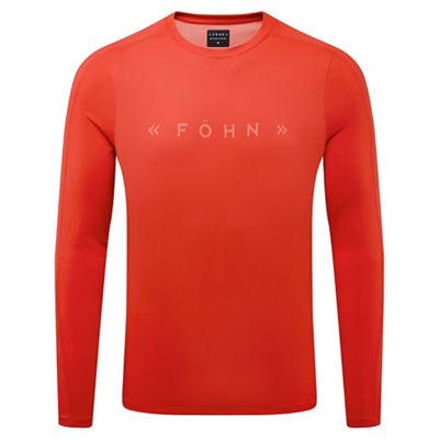 Föhn Sun Protection Long Sleeve Tee - Red - L}, Red