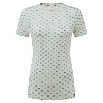 Föhn Women's Superlight Merino Tee - White - UK 12}, White