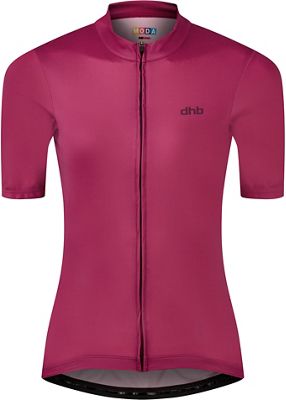 Maglia donna maniche corte dhb Moda  - Dark Pink - UK 6, Dark Pink