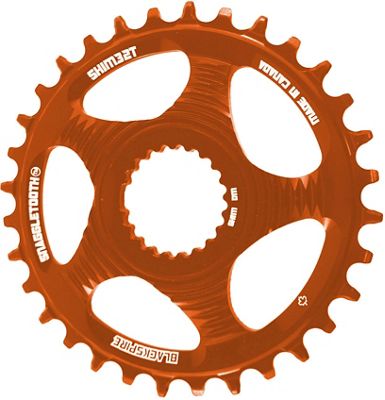 Blackspire Snaggletooth DM Shimano Chainring - arancia - Direct Mount, arancia