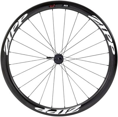 Zipp 303 Firecrest Tubular DB Front Wheel - Noir - blanc - 700c, Noir - blanc