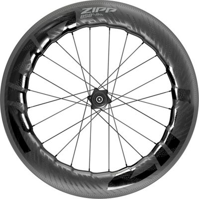Zipp 858 NSW Carbon Tubeless Rear Wheel - Black - Shimano/SRAM}, Black