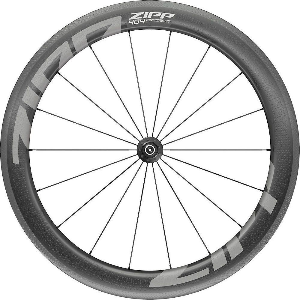 Image of Zipp 404 Firecrest Carbon TL Front Wheel - Black - 700c}, Black