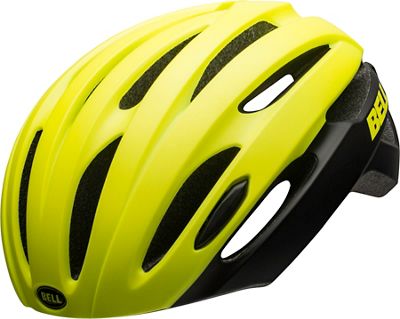 Bell Avenue LED Road Helmet 2021 - Hi-Vis-Black - One Size, Hi-Vis-Black