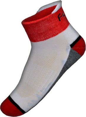 Click to view product details and reviews for Funkier Gandia Summer Socks 2021 White Red White Red.