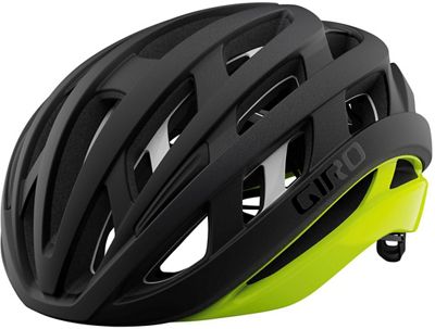 Click to view product details and reviews for Giro Helios Spherical Road Helmet 2021 Matte Black Highlight Yellow Matte Black Highlight Yellow.