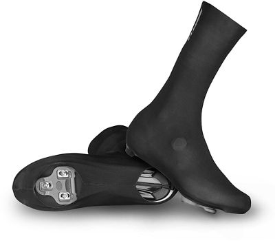 GripGrab RaceAero TT Raceday Lycra Overshoes SS21 - Black - M}, Black