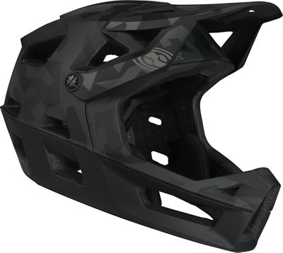 IXS Trigger FF MIPS Camo Helmet 2021 - Camo Black - M/L}, Camo Black