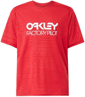 Oakley Pipeline Trail SS Tee - Red Line - S}, Red Line