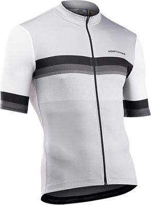 Northwave Origin Short Sleeve Jersey 2021 - white-grey, white-grey