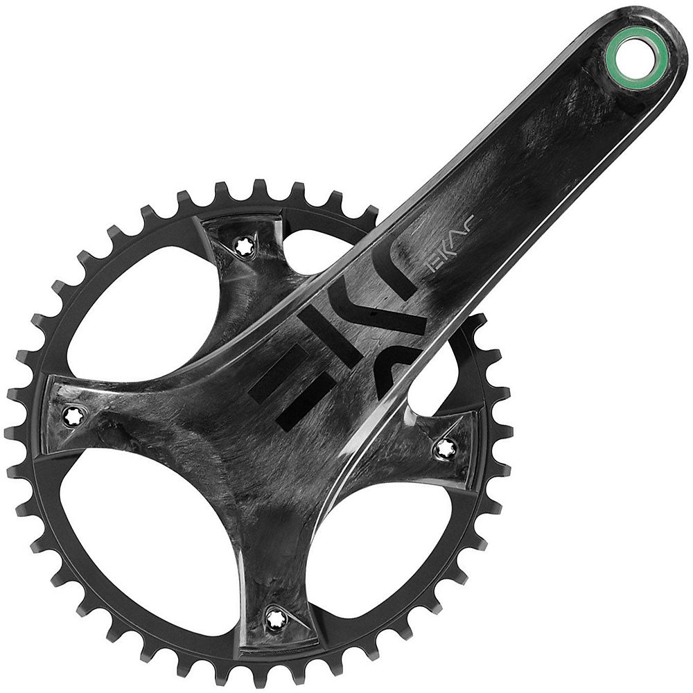 Campagnolo Ekar 13 Speed Single Chainset 2021 - Carbone - 38t, Carbone