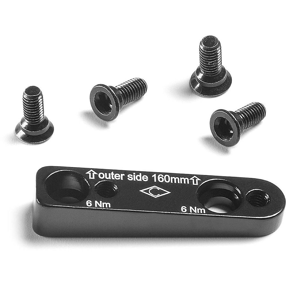 Campagnolo Rear Caliper Mount Adapter 2021 - Noir - Inc. Bolts, Noir