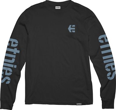 Etnies Icon LS Tee 2021 - Nero/Blu - M, Nero/Blu