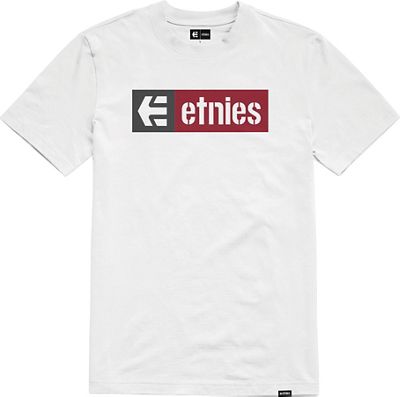 Etnies New Box Tee 2021 - bianco - rosso, bianco - rosso