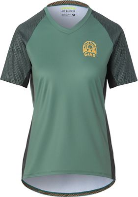 Giro Women's Wavy Roust MTB Jersey SS21 - Grey Green Wavy - XS, Grey Green Wavy