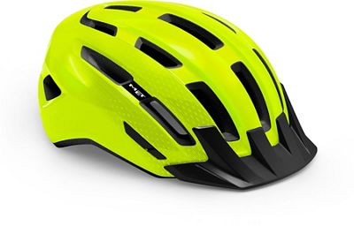 MET Downtown Helmet 2021 - Fluo Yellow-Glossy - S/M, Fluo Yellow-Glossy
