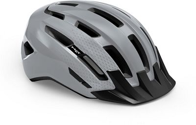 MET Downtown Helmet 2021 - Grey-Glossy - S/M, Grey-Glossy