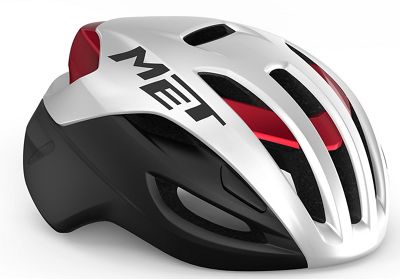Casco da strada MET Rivale (MIPS) 2021 - White Black Red Metallic, White Black Red Metallic