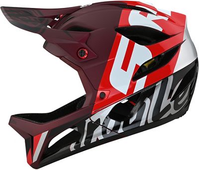 Troy Lee Designs Stage MIPS Race Helmet 2021 - Nova Sram Burgundy - XS/S, Nova Sram Burgundy