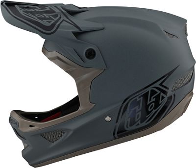 Troy Lee Designs D3 Fiberlite Helmet 2021 - STEALTH GRAY - XL, STEALTH GRAY