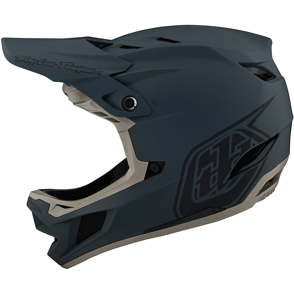 Troy Lee Designs D4 Composite Helmet 2021 - STEALTH GRAY, STEALTH GRAY