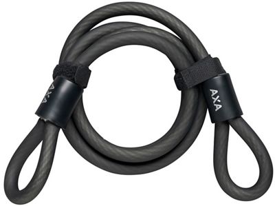 AXA Double Loop Secuity Cable - nero, nero