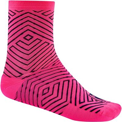 Ratio 16cm Sock - Maze AW20 - Pink - S/M}, Pink