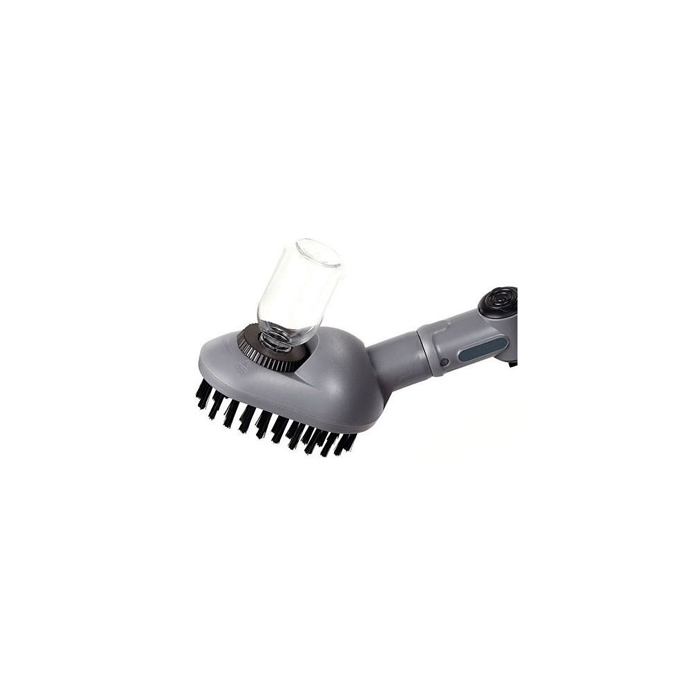 Aqua2go Clip on Brush Soap Dispenser - Gris - One Size, Gris