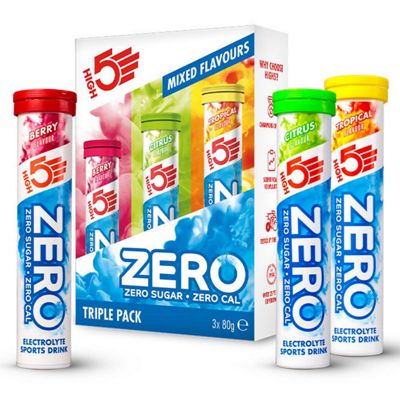 HIGH5 ZERO Triple Pack Hydration Tabs (3 x 20) - 1