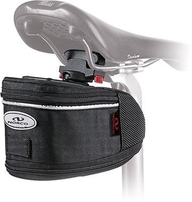 Norco Ottawa Expandable Saddle Bag - With Klick Fix Adapter - Black