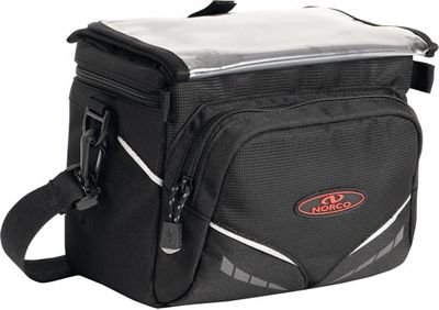 Norco Canmore Handlebar Bag - Black-Silver