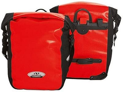 Norco Columbia Bag with Klick-Fix Adapter - One Size - Red-Black