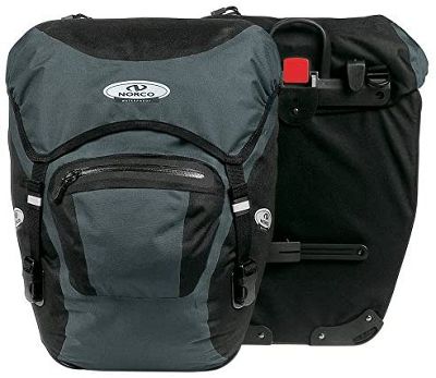 Norco Newport Pannier Bag - with Klick fix Adapter - navy-black