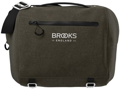 Brooks England Scape Compact Handlebar Bag - Mud Green - 10 Litre}, Mud Green