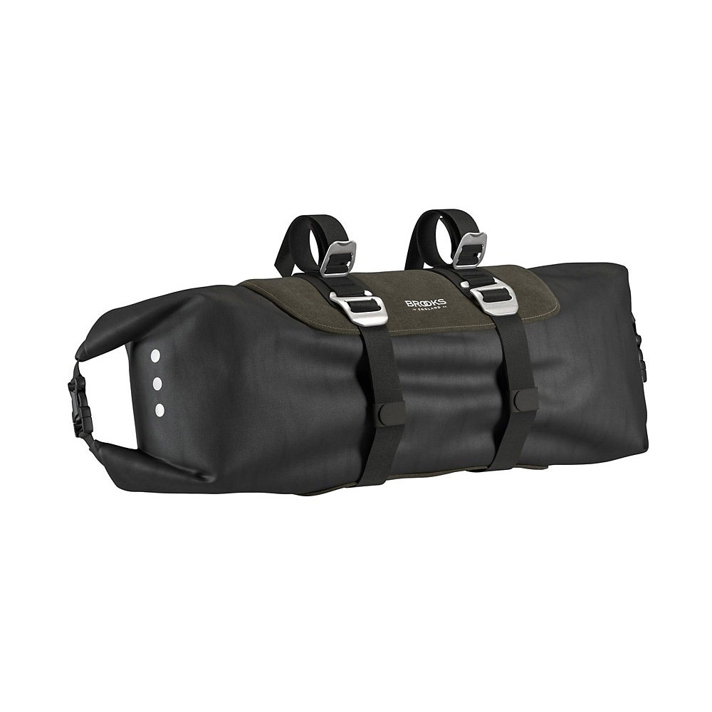 Brooks England Scape Handlebar Roll - Mud Green, Mud Green