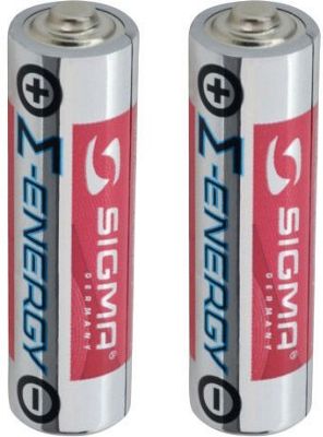 Sigma Aura 25 Batteries (2 Pack) - Silver-Red, Silver-Red