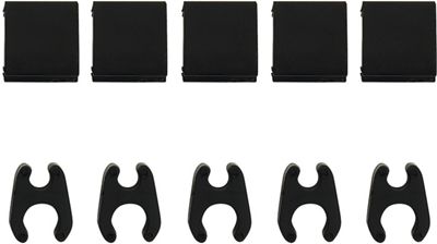 LifeLine Brake + Gear Cable Connectors (10 Pack) - Black - 4mm/4mm Housing}, Black