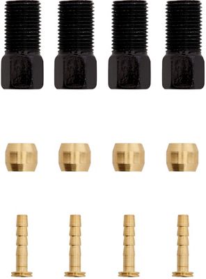 LifeLine Shimano BH59 Universal Olive Insert-Nut - Gold - 2.3mm Diameter, Gold