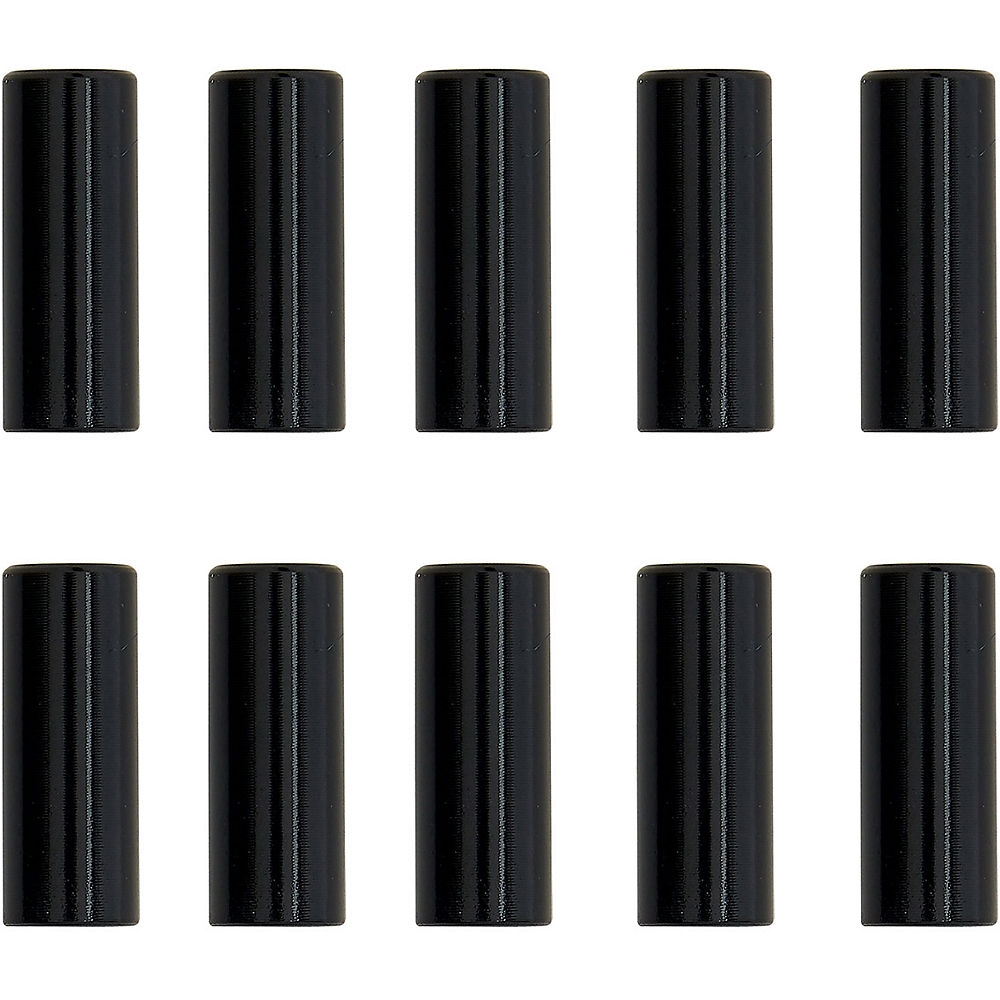 LifeLine CNC Gear Cable Housing Caps (10 Pack) - Black, Black