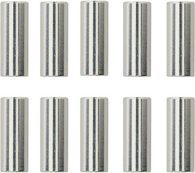 LifeLine CNC Gear Cable Housing Caps (10 Pack) - Silver, Silver