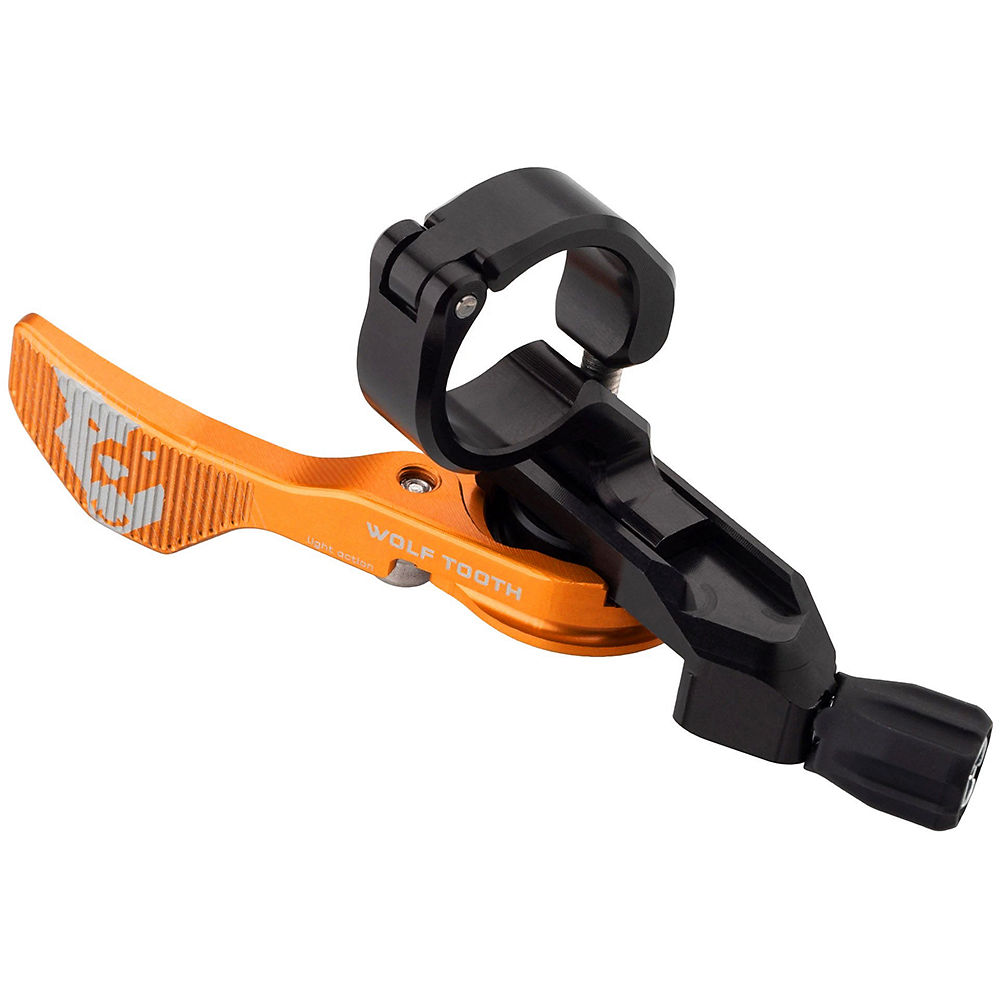 Wolf Tooth Light Action Ltd Edition Dropper Lever - Orange - 22.2mm, Orange