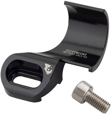 Wolf Tooth ShiftMount MTB Brake-Shifter Mount - Black - 22.2mm I-Spec II}, Black